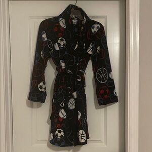 Sports Themed Black Robe